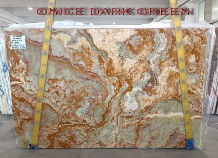 ONICE DARK GREEN vein cut onyx Verde din 🇮🇷 Iran