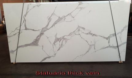 Statuario thick vein cuarț Alb din 🇮🇹 Italia